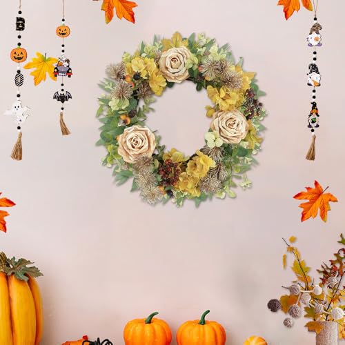 Ghrdopy 22 Inch Fall Wreaths For Front Door thumb #3