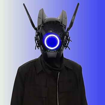 サイバーパンク マスク ディスプレイスタンド付き サイバーパンク マスク ディスプレイスタンド付き サイバー