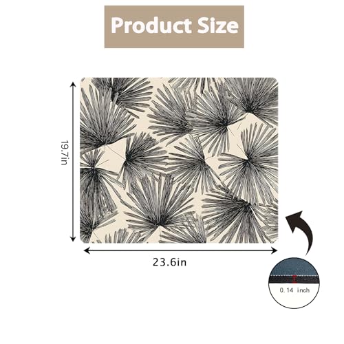 Image of Washer Dryer Top Cover Mat, Non-Slip Laundry Room Decor, Laundry Room Kitchen Appliance Decor Protector Universal 23.6 inchx19.7 inch (Leaf 2)