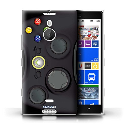 Kobalt® protector duro de nuevo caso / cubierta para el Nokia Lumia 1520 | Xbox 360 negro Diseño | Juegos colección consola colección