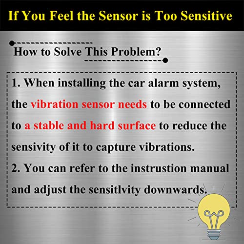 Chadwick Car Horn Siren Alarm,Universal Car Alarm Security Protection System With 2 Remote Controls,7-Level Sensitivity,12V,Anti-Theft Device,No Thread Trimmin,Non-Destructive Installation thumb #8