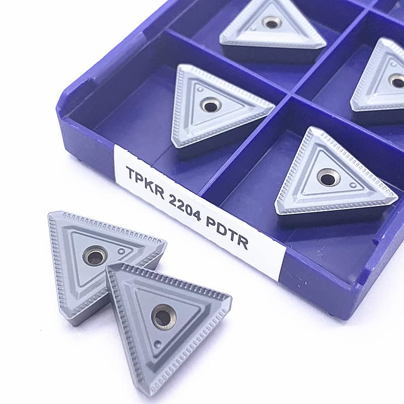 10 piezas de insertos de carburo para fresado TPKR2204 NN LT30 miniatura 6
