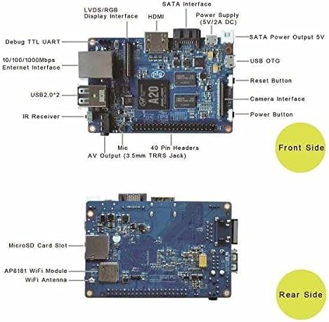 Banana Pi - BPI-M1+ A New Generation High-end Single-board Computer, Compatible with many Linux-based operating system