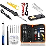 ✅【Utilisation polyvalente】Convient pour la réparation de cartes PCB, circuits électroniques, haut-parleurs, ordinateurs, appareils ménagers et projets DIY. Parfait pour les amateurs comme pour les techniciens professionnels cherchant un kit soudure électronique fiable et performant.