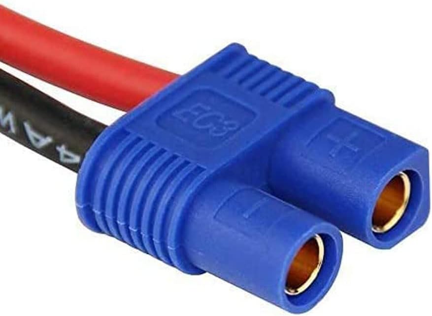 4pcs RC LiPo Battery Connector Adapter Compatible with EC3 to T Male Female Connectors ESC Charger(2 Pairs) image 4