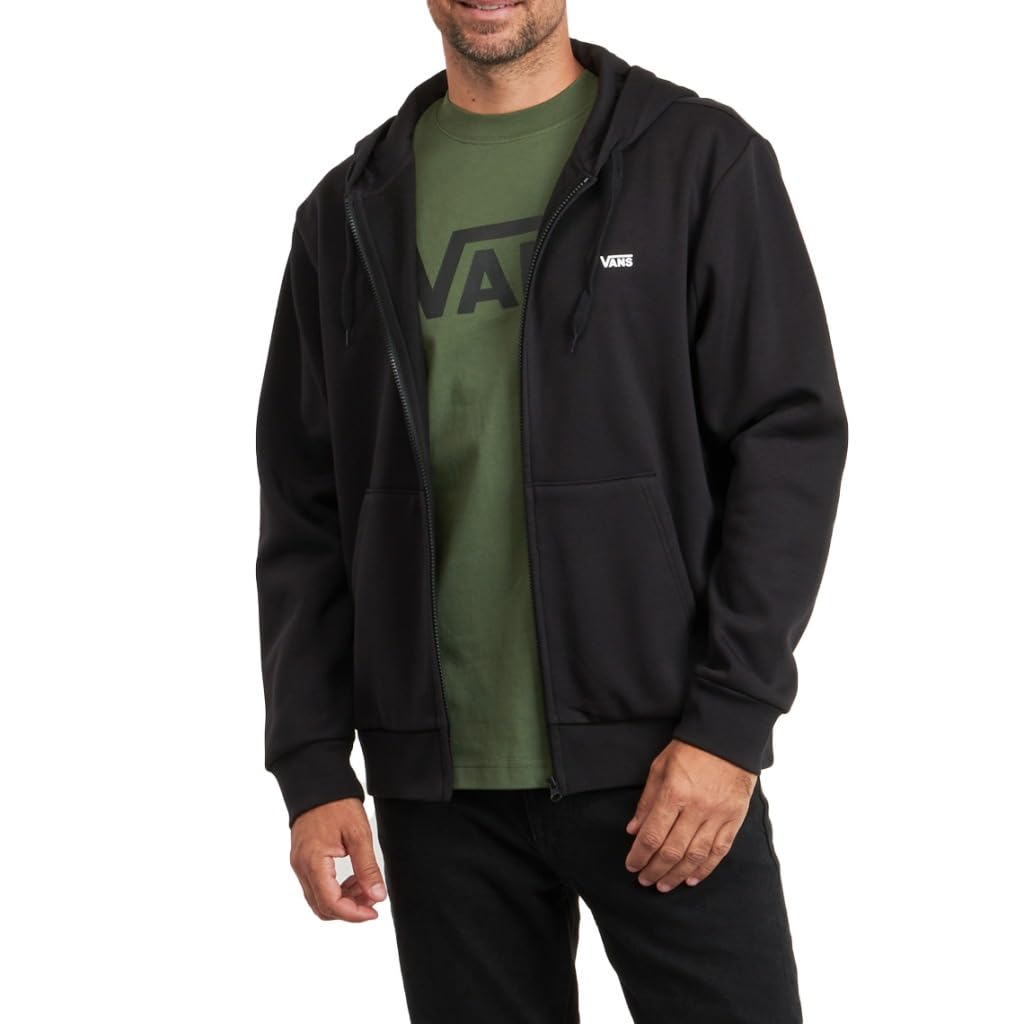 Vans Men's Black Left Chest Fz Po, Xxl