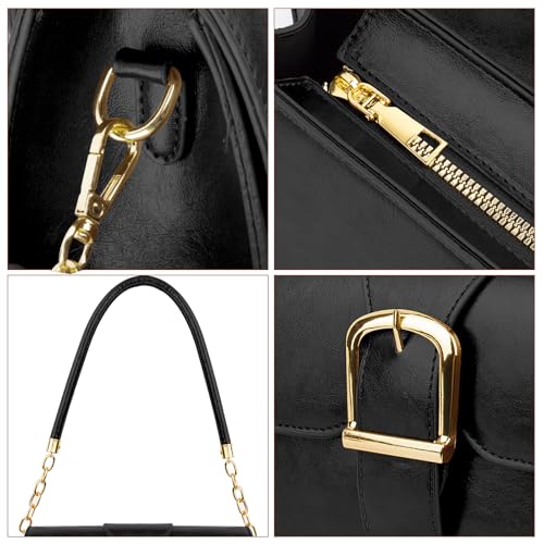 Image of Shoulder Bag for Women, Vegan Leather Classic Crossbody Purses Handbags, Trendy Hobo Bag Tote Purses for Women