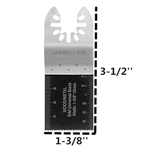 Miniatura 4 de 50 hojas de herramientas oscilantes BI-metal cuchillas de sierra oscilante universales profesionales clavos de metalmaderahierro herramienta