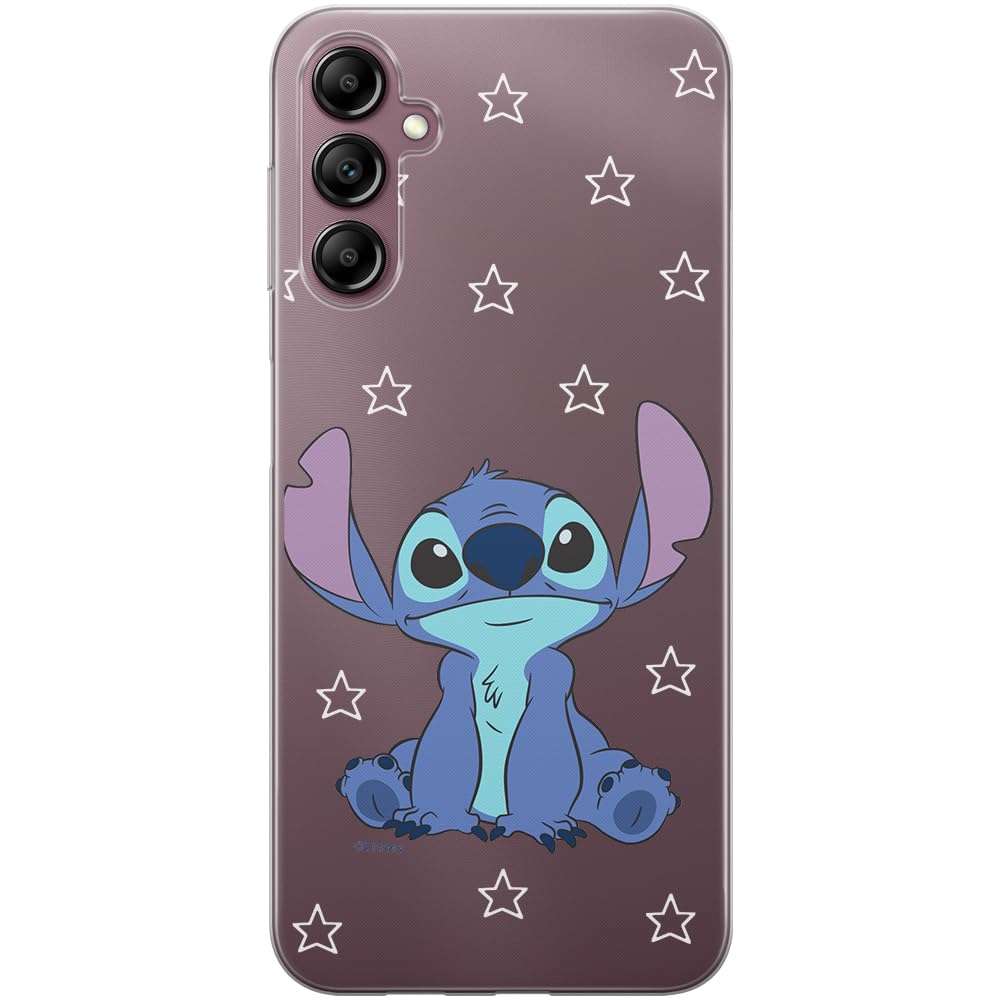 ERT GROUP mobile phone case for Samsung A14 4G/5G original and officially Licensed Disney pattern Stitch 006 optimally adapted to the shape of the mobile phone, partially transparent