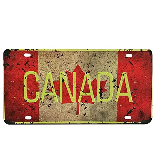 Canada Plaque murale rétro en métal pour décoration de chambre Cover