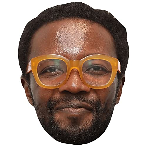 Omari Douglas (Glasses) Big Head. Máscara más grande que la vida.