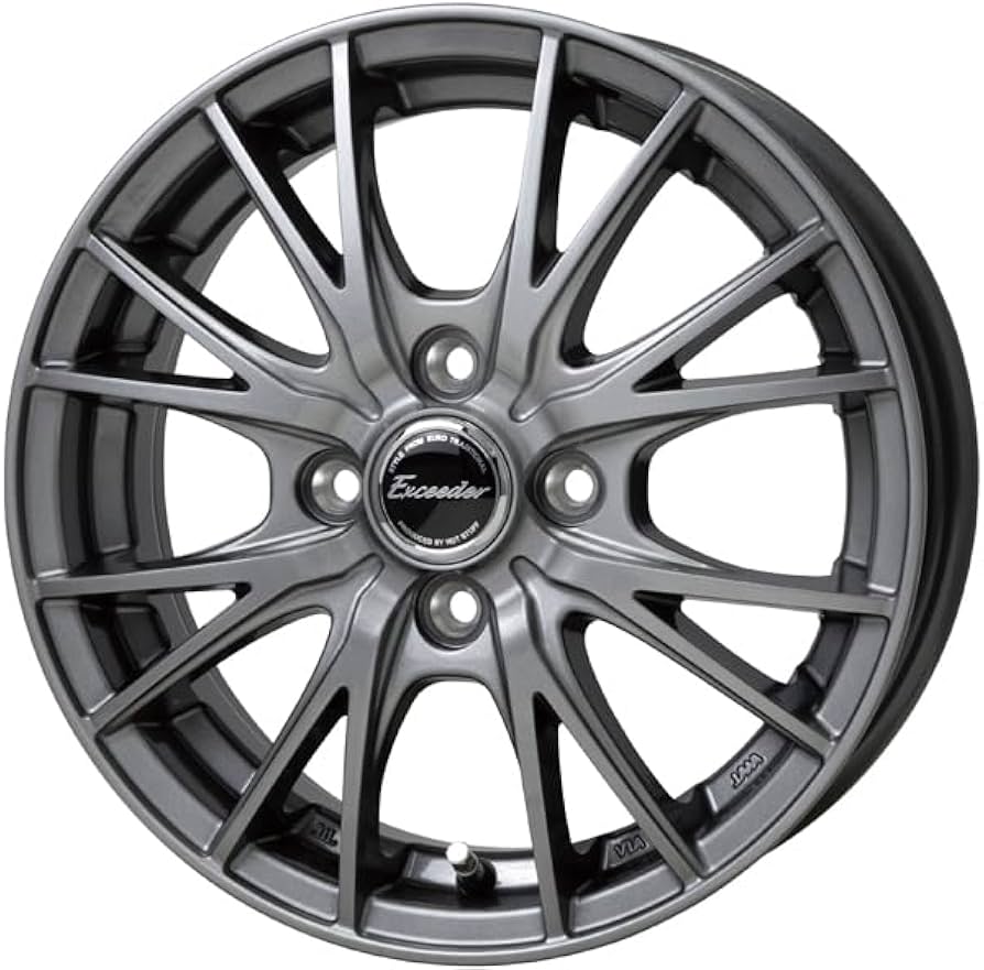Exceeder HOTSTAFF 14インチ4.5J+43 ４本送料込み　⭐️ Amazon | Exceeder E05Ⅱ｜14×4.5 +45 100 4H〈エクシーダーE05Ⅱ