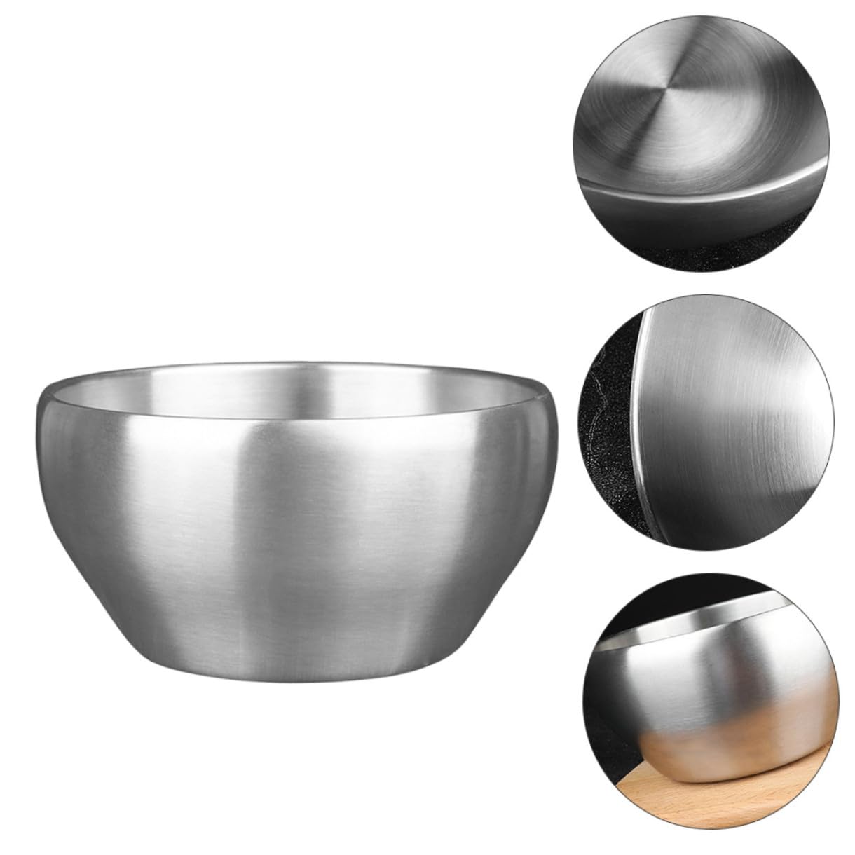 YARNOW 2 Stück Edelstahl Reisschalen 15Cm Ramen Nudelschalen Isolierte Suppenschalen Für Zuhause Und Restaurant