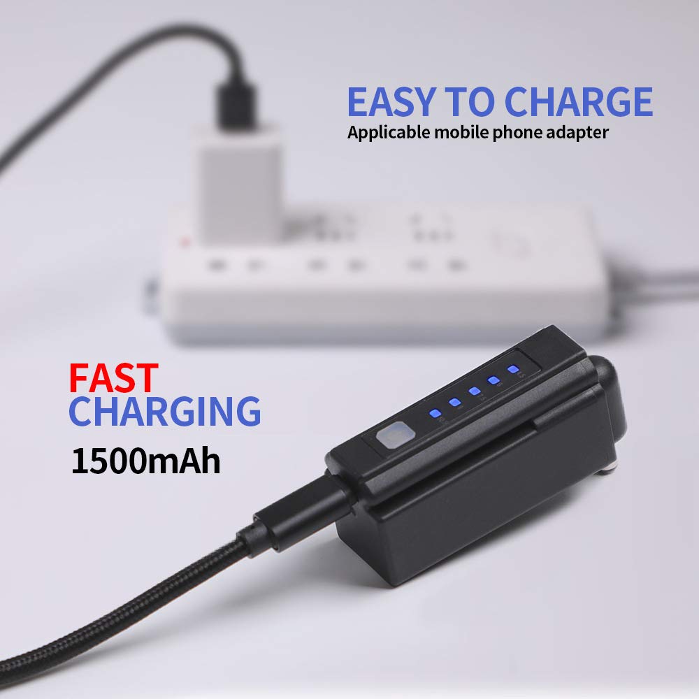 Set di attrezzatura per tatuaggio rotativo senza fili con penna motore e alimentatore wireless, kit completo per macchinetta per tatuaggi con aghi per cartucce miste,Grigio