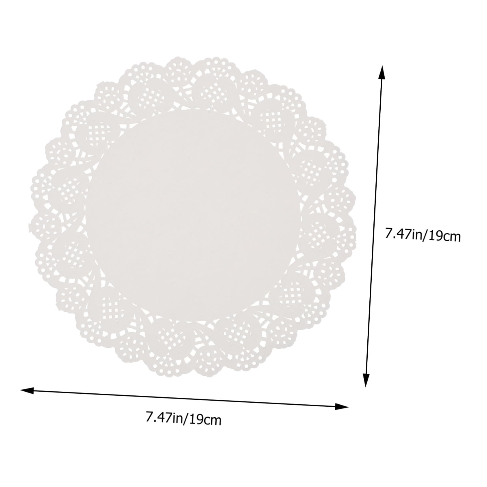 CIYODO Oil-absorbing Cake Cake Pad Lace Paper Doilies Perfect for Baking Decor