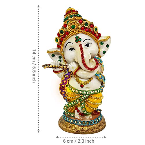 Tied Ribbons TR-Q319-GANESHIDOLS-US-SK003 Ganesh Statue | 5.5 Inch thumb #4