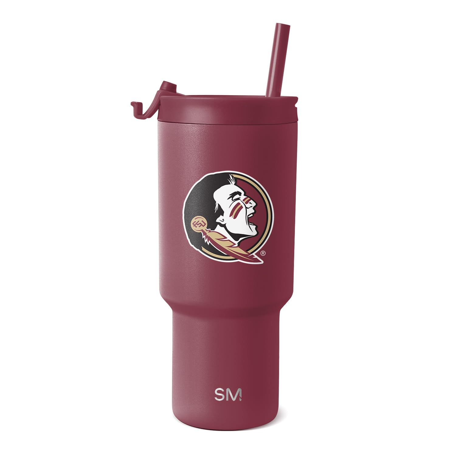 Simple Modern Florida State Seminoles Tumbler with Straw | 30oz, Collegiate