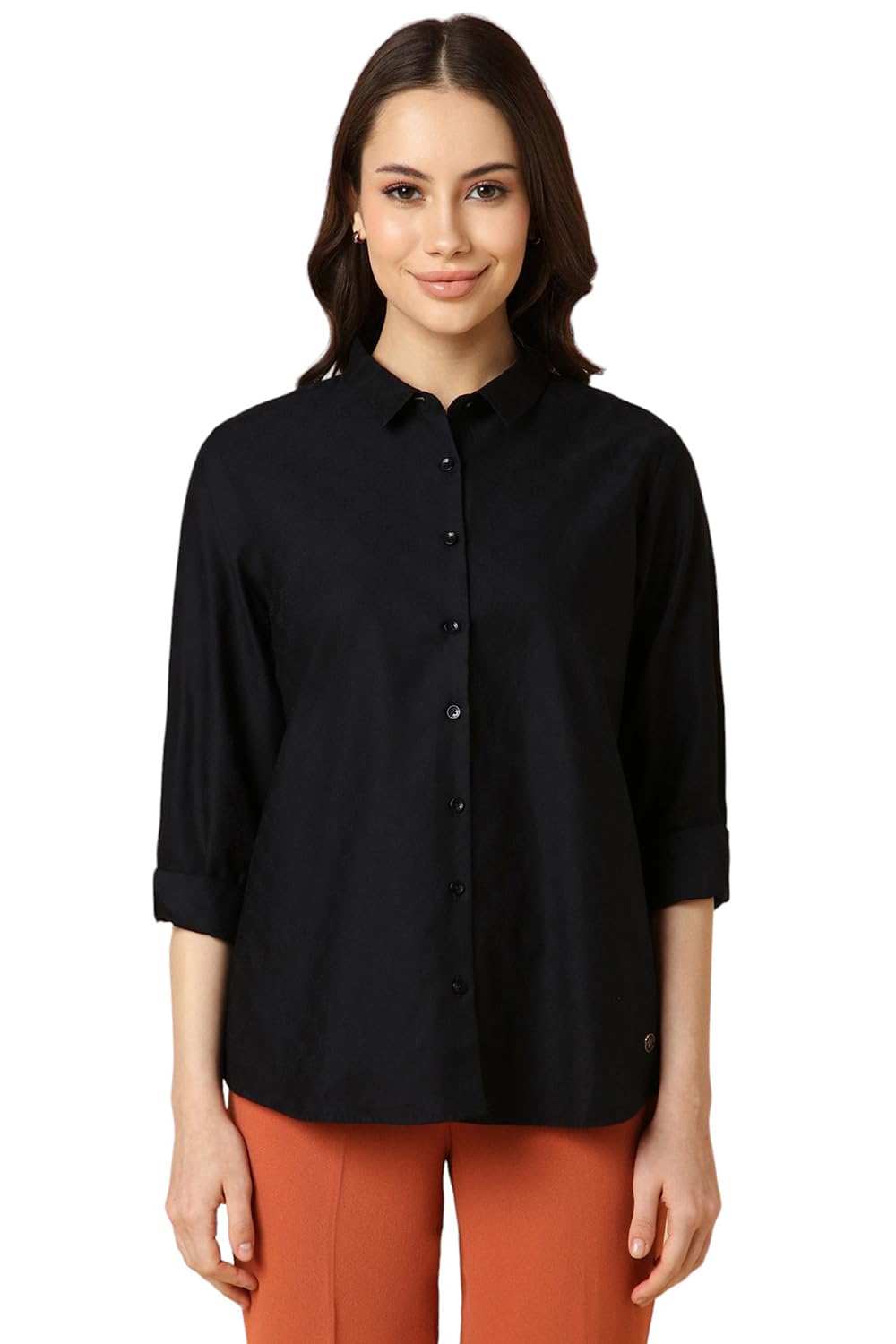 allen solly Women's Cotton Regular Fit Shirt-picture-41