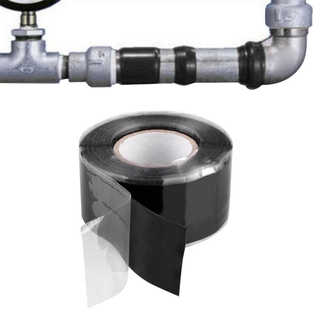 5 PZ 1 In X Ft Nastro In Silicone Autofondente Riparazione Tubo Idraulico for Cavo Avvolgimento Isolante per la riparazione di tubi
