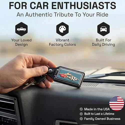 Image of Brotherhood Car Key Chain for Impala - Classic Models Keychain for Men and