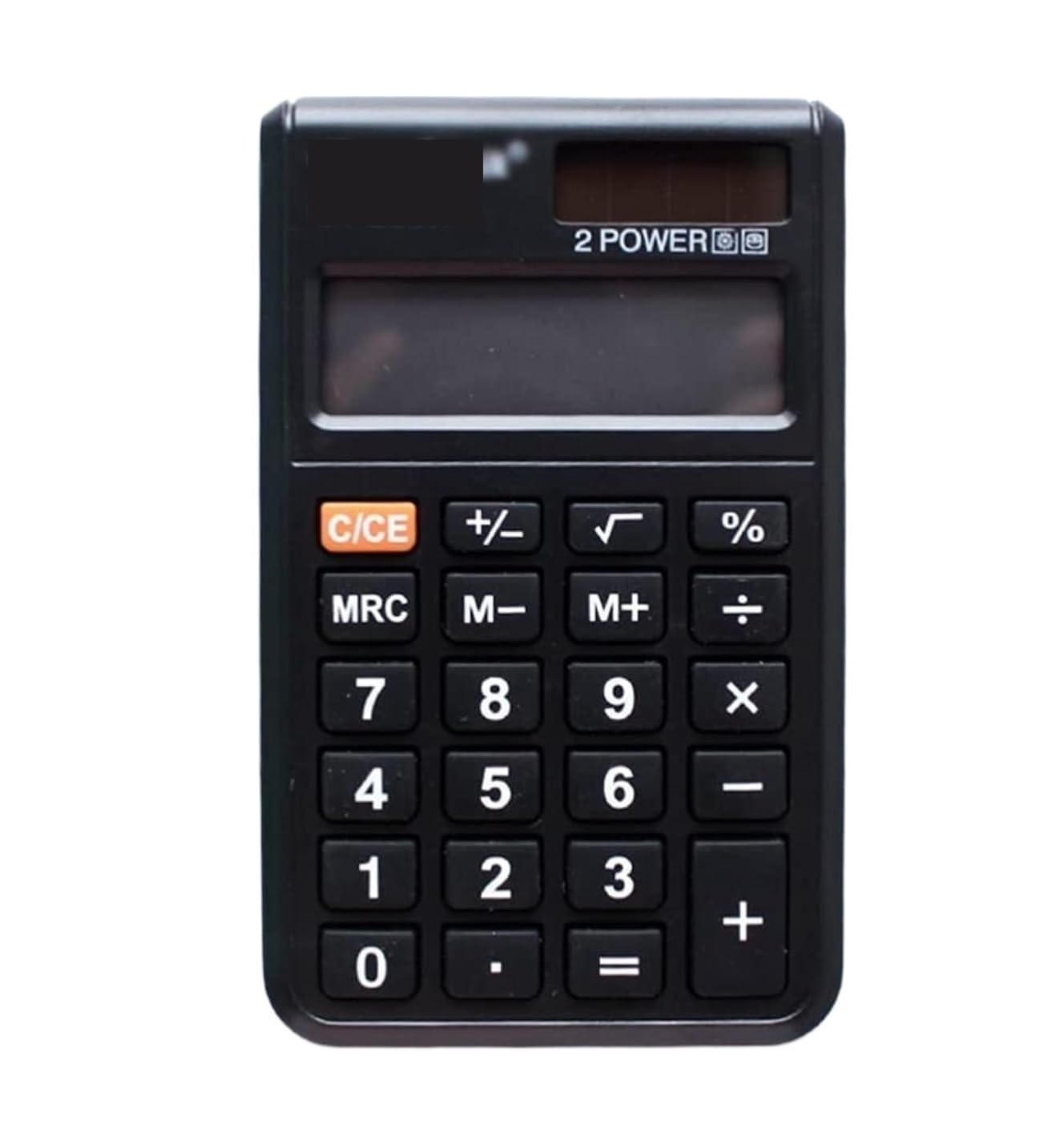 Calcolatrice per Ufficio Calcolatrici Elettroniche Calcolatrice Solare con Display LCD A 8 Cifre, Doppia Alimentazione, Funzione Standard Scuola(Black)