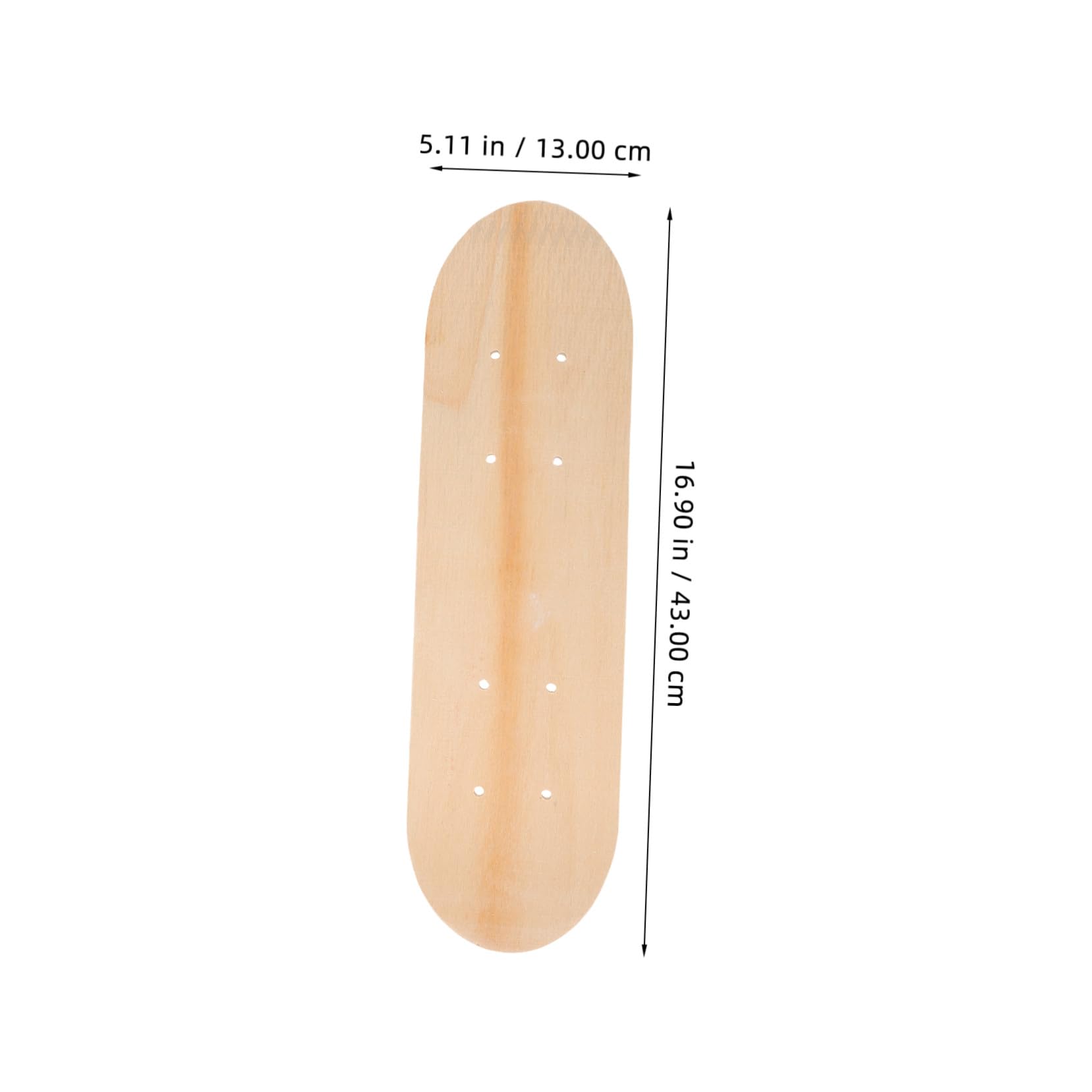 3 Skateboard Vuota in Legno Strati per DIY Personalizzabile per Pittura Graffiti e Fai Te Ragazzi Ragazze