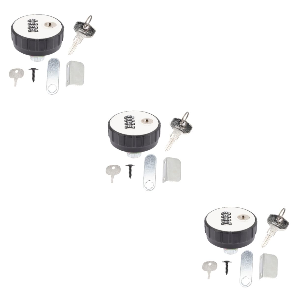 Artibetter 3piezas Candado De Combinación Dígitos De Aleación De Zinc Para Armarios y Taquillas Cerradura Mecánica Resistente y Portable Para Seguridad Gimnasios y Almacenamiento