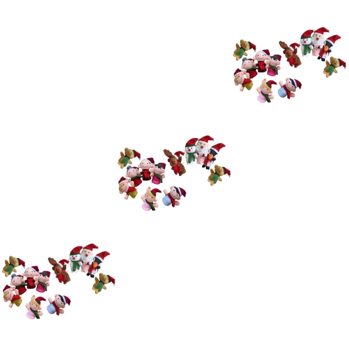 Toyvian Pz Giocattoli Di Babbo Natale Bambola Da Dito Di Natale Bambola Da Dito Per Bambini Giocattolo Di Marionette Da Dito Di Natale Marionette Da Dito Per Bambini Riempitivo Animale