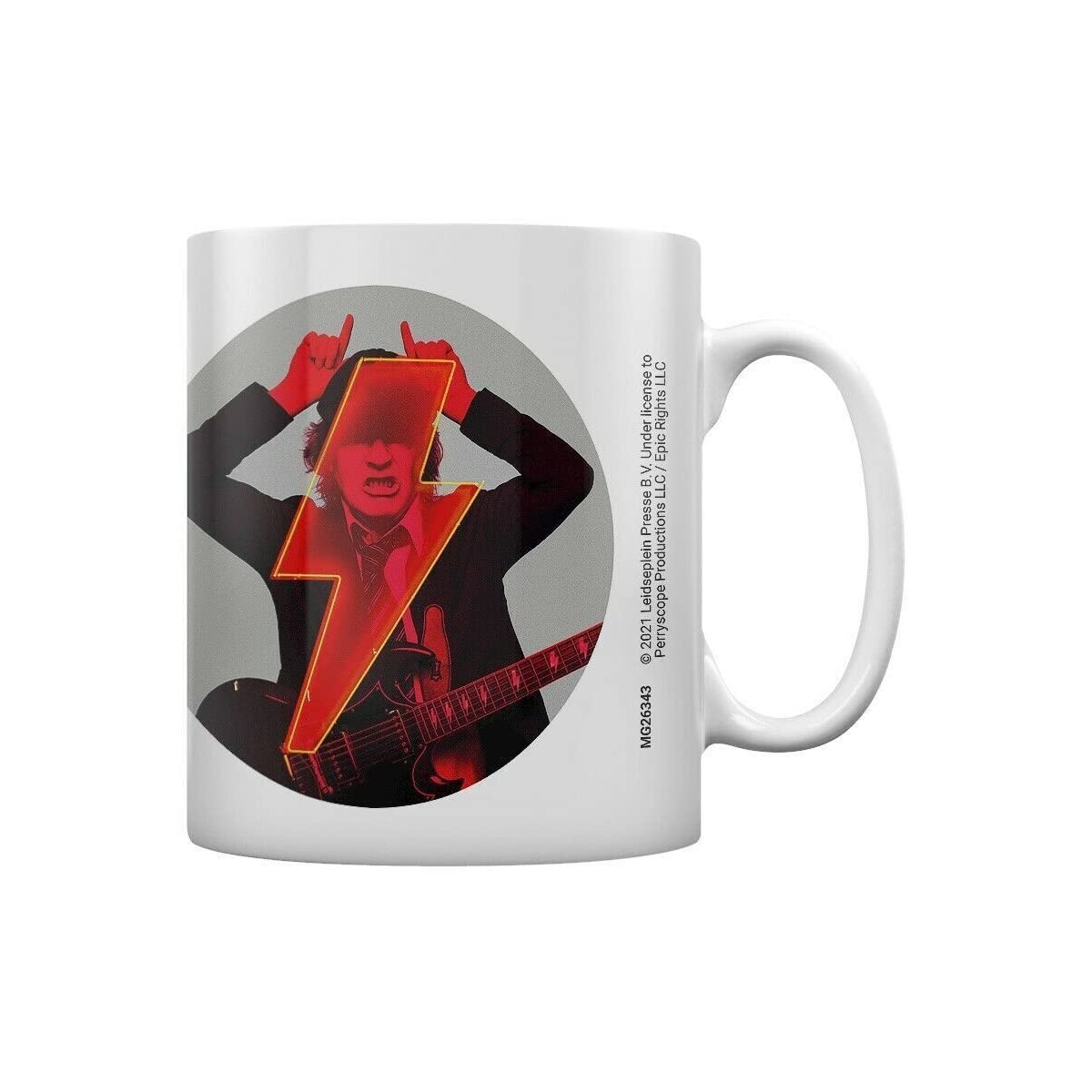 Pyramid International Ac/Dc (Angus Pwr/Up) Mug - 10Oz / 315Ml Ceramic Mug - One Size
