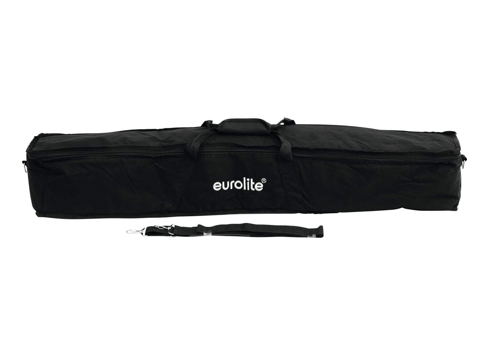 EUROLITE SB-12 Soft-Bag | Praktisches schwarzes Softbag für LED-Leisten (1 m Länge), verstellbare Trennwand