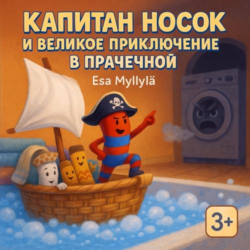 Page de couverture de Капитан Носок и Великое Приключение в Прачечной