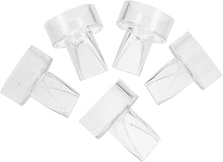 Healeved 5 peças válvulas bico de pato válvulas de bomba de amamentação peças de reposição de bomba de leite, válvulas de bico de pato para bomba de extração de silicone, bico de pato