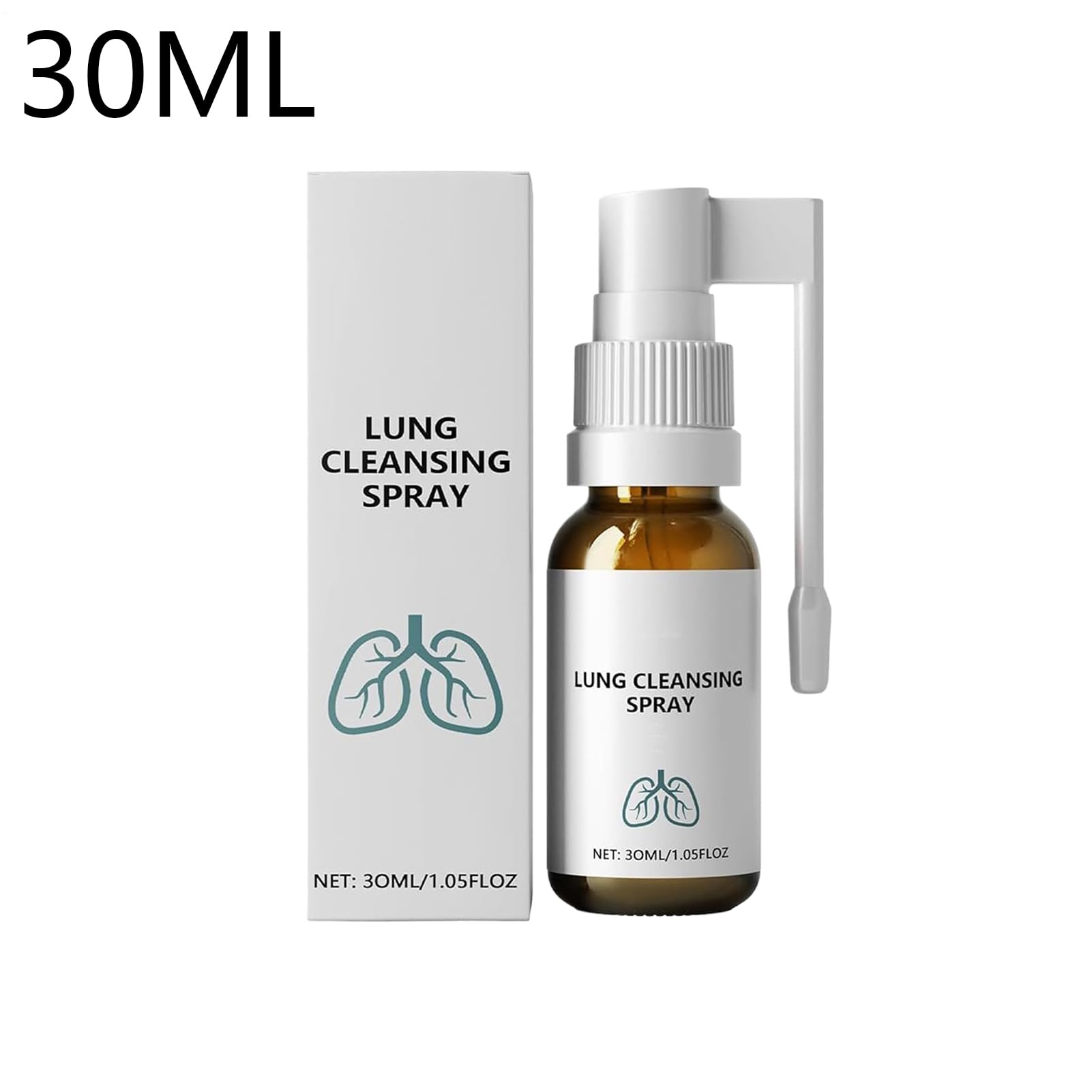 do czyszczenia płuc, 30ml mgiełka wspomagająca oddychanie | Spray do oddychania płuc - dla kobiet, mężczyzn, rodziców i seniorów