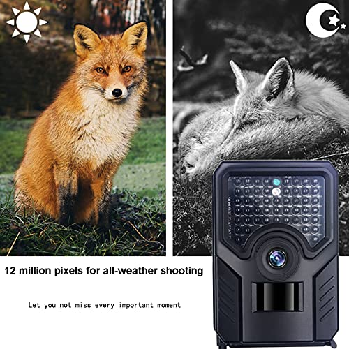 LXLTL Wildkamera, HD Video Wildtierkamera mit Klarer 15M No Glow Infrarot 0.8S Schnelle Trigger Nachtsicht… – Bild 4