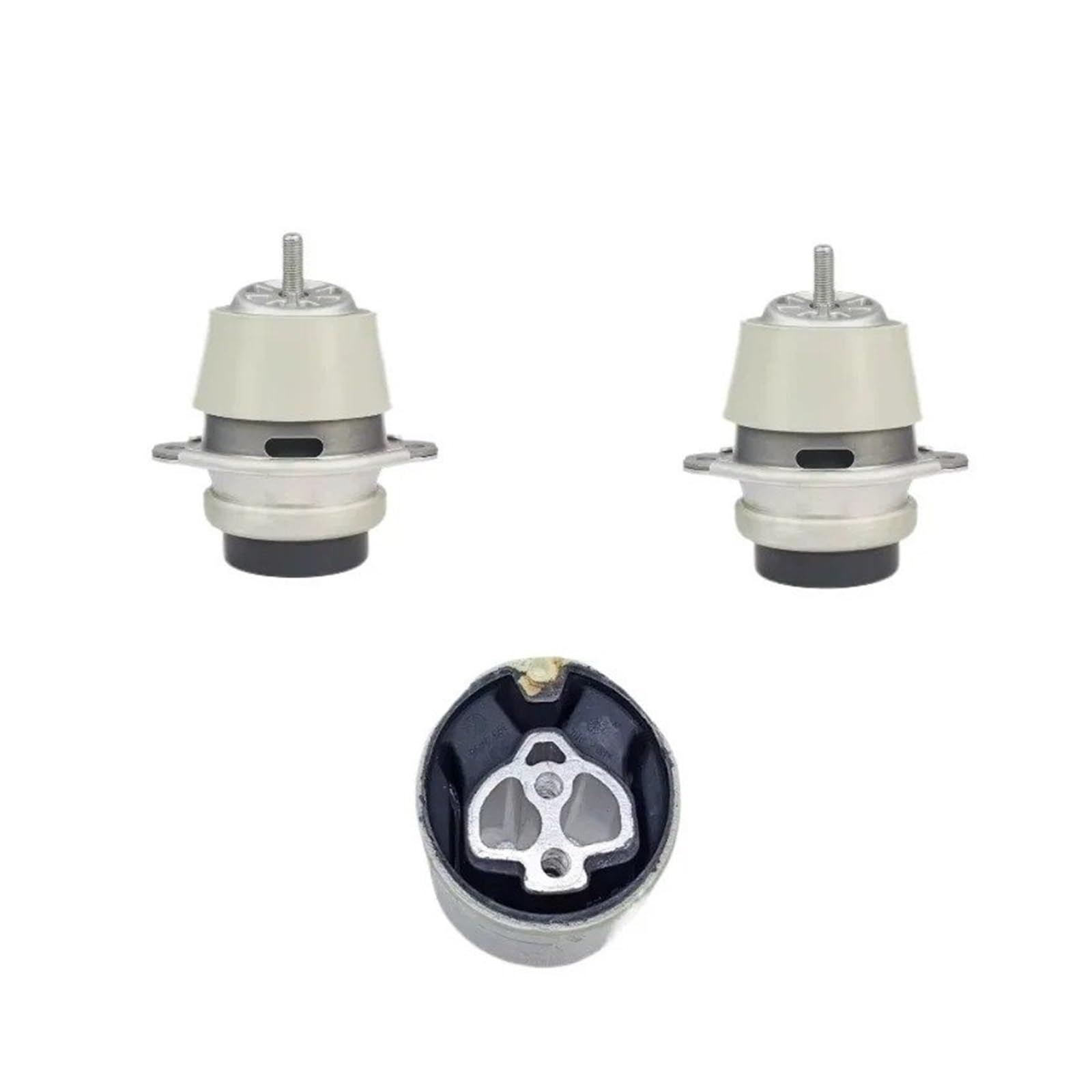 Nokrgqw 3Pcs For Q7 4L 3.0-4.2L For Cayenne 1Pcs/2Pcs/ 7P6199131 95537505730 Automobiles Engine Mount Engine Motor Support Car Engine Mounts(3Pcs)