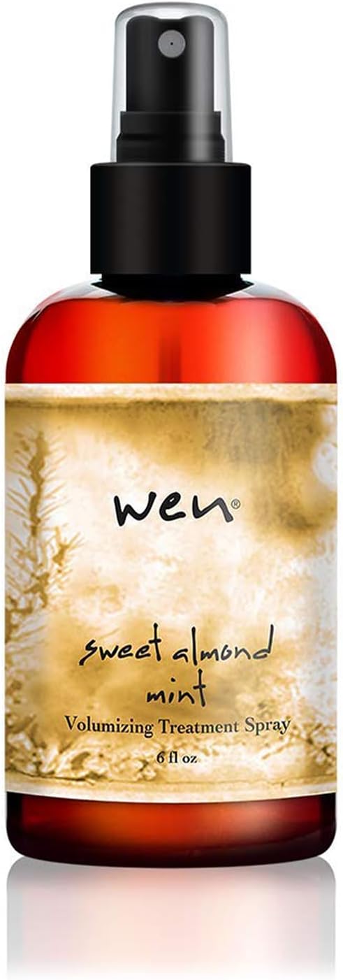 WEN by Chaz Dean Restorative Volumizing Treatment Spray - Volumizing Hair Products, Hair Volumizer for Fine Hair, Volume Spray for Thin Hair for Women & Men - Sweet Almond Mint, 6 Fl Oz (Pack of 1)