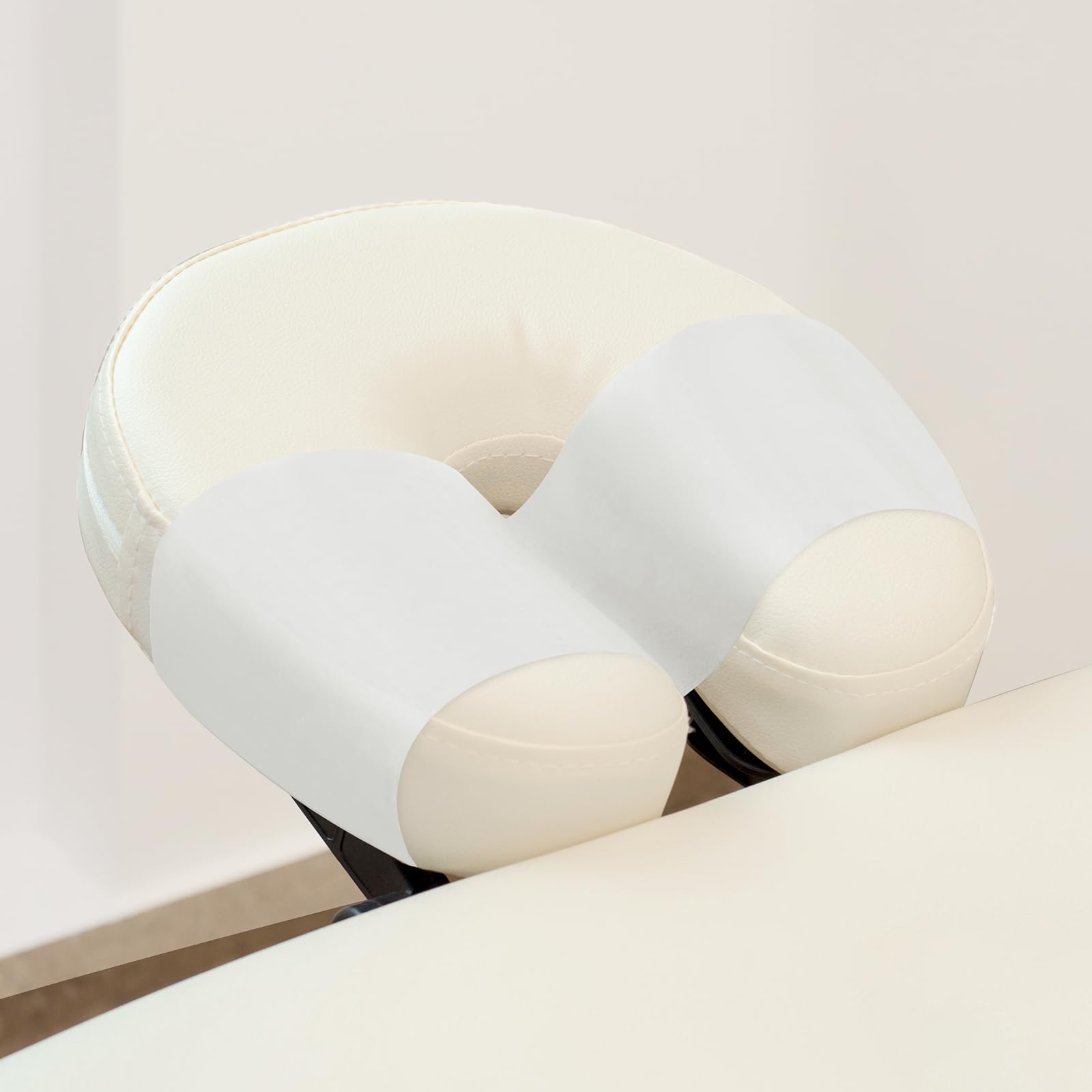 VEVOR Rotoli Carta Poggiatesta 25 Pezzi 21,6 cm x 68,9 m Monouso Visita Medica Superficie Liscia Bianco