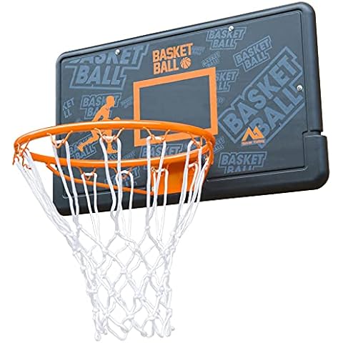 Silver Valley Wall Mounted Basketball Hoop with Backboard Outdoor and Indoor Cover