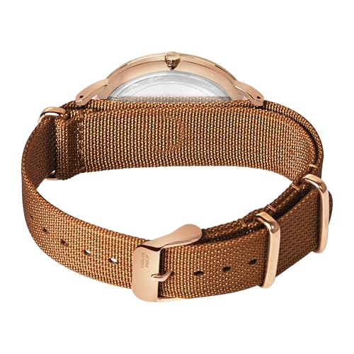 Image of Carlos Philip Men's Minimalist Analog Watch - Classic Dial with Date Display, Nylon Strap, Quartz Movement, Casual Everyday Style Watch for Men