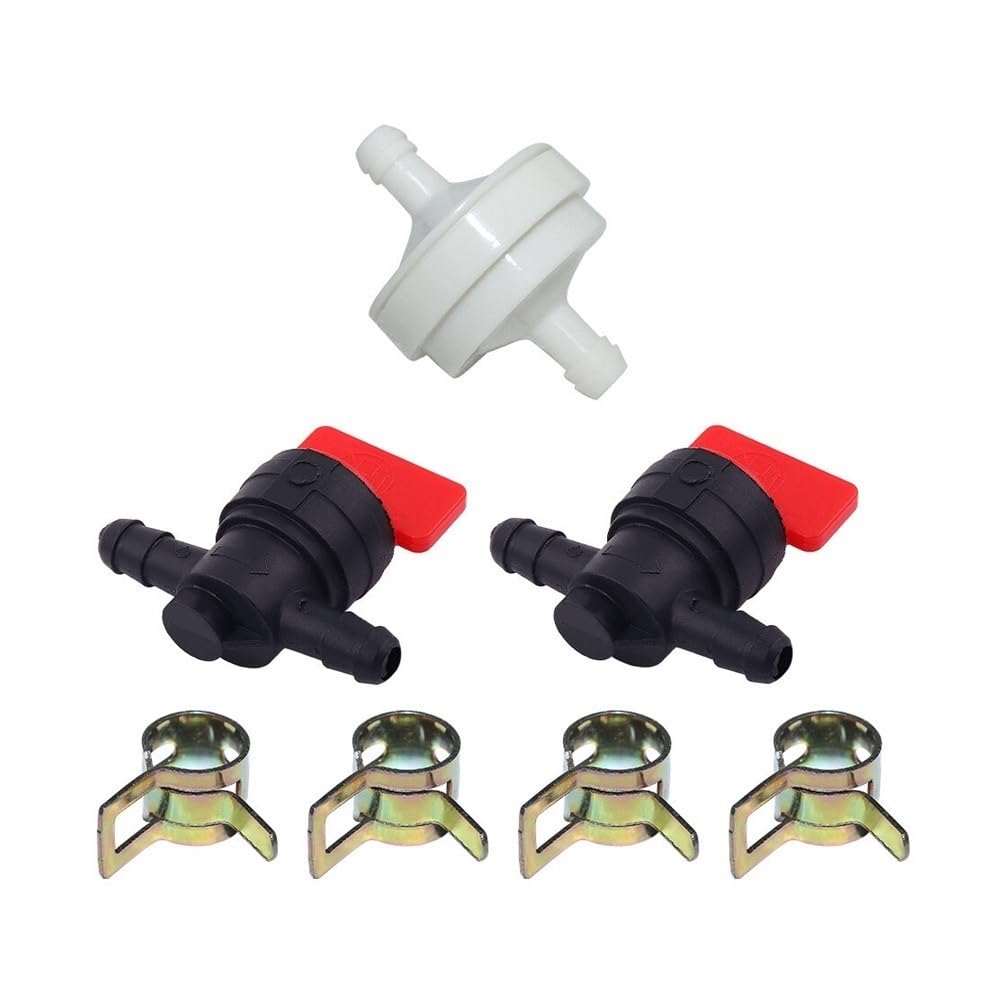 Robinet d'arrêt de carburant 1/4 valve essence pour motoculteur 494768 698183