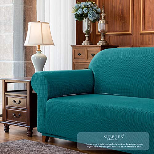 image for Subrtex Sofa Cover 1-Piece Stretch Couch Slipcover Soft Couch Cover Lo