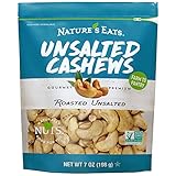 Nature's Eats Cashews Roasted No Salt, 7 Oz