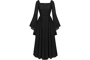 2024 Basic Witch Renaissance Cottagecore Dress