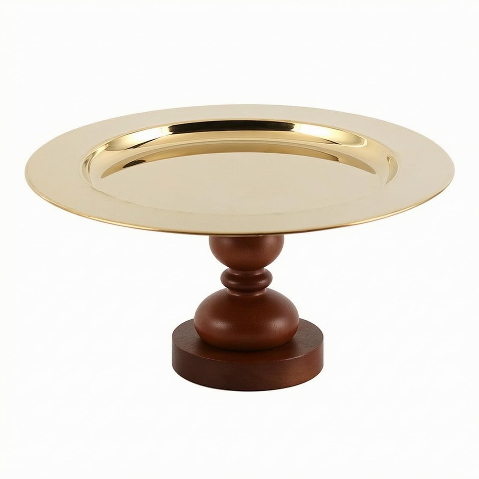 Alzatina con Base in Legno Decorativo