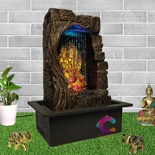 Image of Decorative Water Fountain for Home Decor, Office, Indoor & Outdoor, Garden, Puja Room, Vaastu, Reception, Spa, Gifting. (C-031)