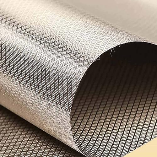 Faraday Fabric Bulk EMF Fabric Cloth EMP Protection Faraday Box Cloth EMP Protection for Cars EMF Blocking Paint EMF Blocker for Cell Phone,silver-7x1.1m