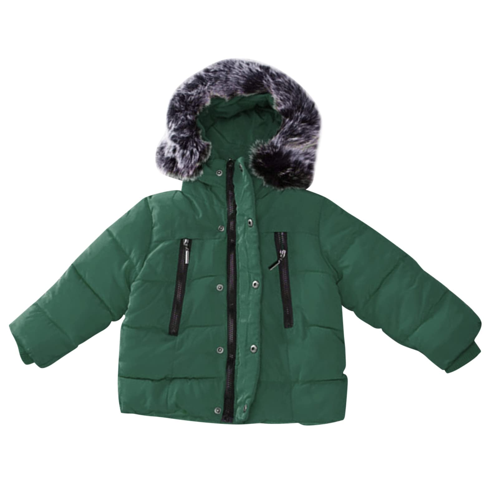 Piumino per bambini imbottito caldo trapuntato piumino cappotto spesso confortevole parka per bambini inverno scuola capispalla casual