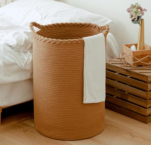 Homlikelan 72L Cotton Woven Laundry Hamper,Laundry...