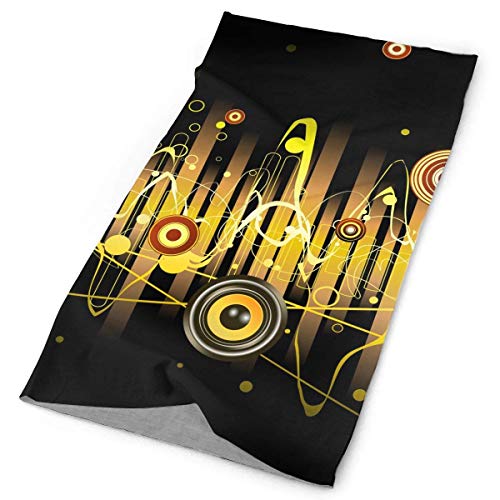 Preisvergleich Produktbild AmyNovelty Neck Balaclava,Verschiedene Lautsprecher Abstrakte Musik Stirnband Bandana Outdoor Multifunktionale Kopfbedeckung, Magic Scarf Für Männer Frauen