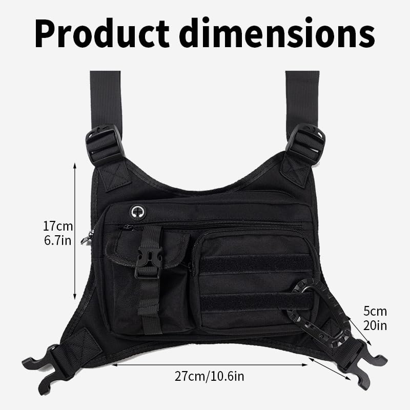 Tactical Chest Bag for Men Women